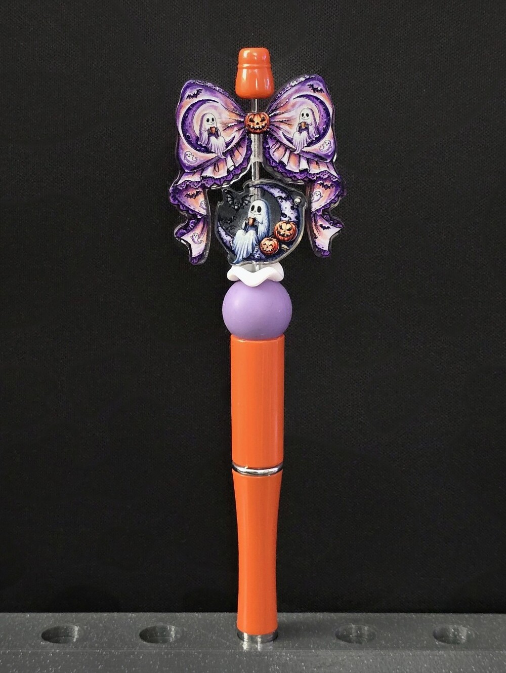 Ghostly Halloween Novelty Acrylic Spinner Pen